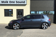 2019 VW Golf GTI with professional window tint in North Bay
